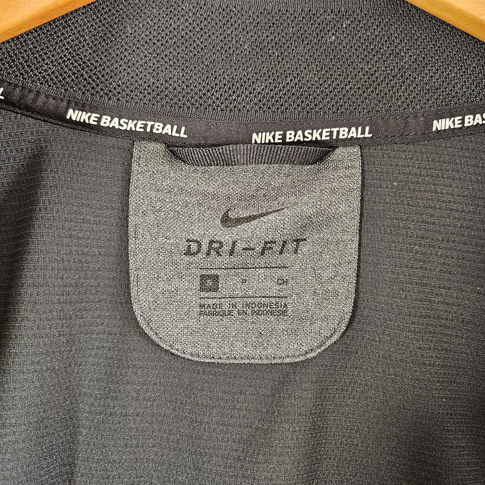 Nike Basketball‎ Jacket Mens Small Grey Black Heathered Hyper Elite Dry Full Zip